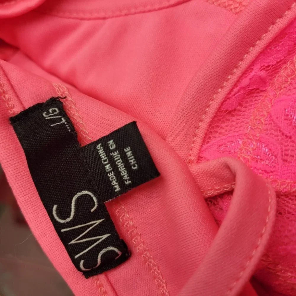 SWS Neon Pink  Dress - Picture 2 of 5